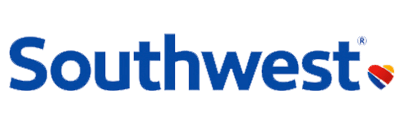 Southwest Airlines logo featuring blue text and a heart symbol, representing the company's focus on offering comprehensive retirement plan benefits for Southwest Airlines pilots.